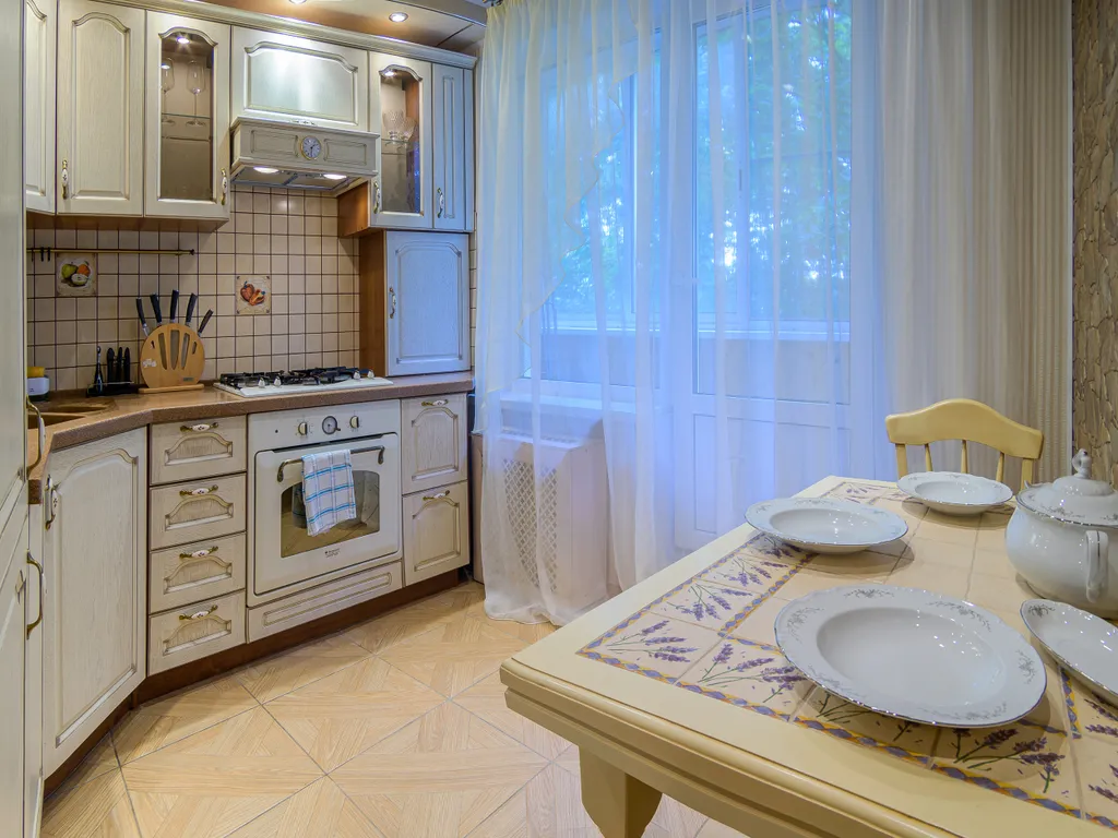 Чистая уютная квартира с тёплыми полами