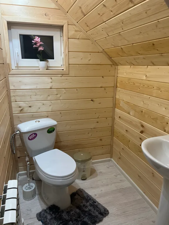 Барн хаус с видом на речку и бассейном