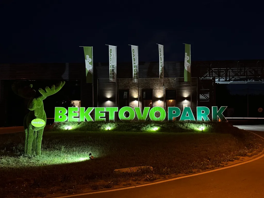 С сауной и камином одноэтажный барн в березовой роще