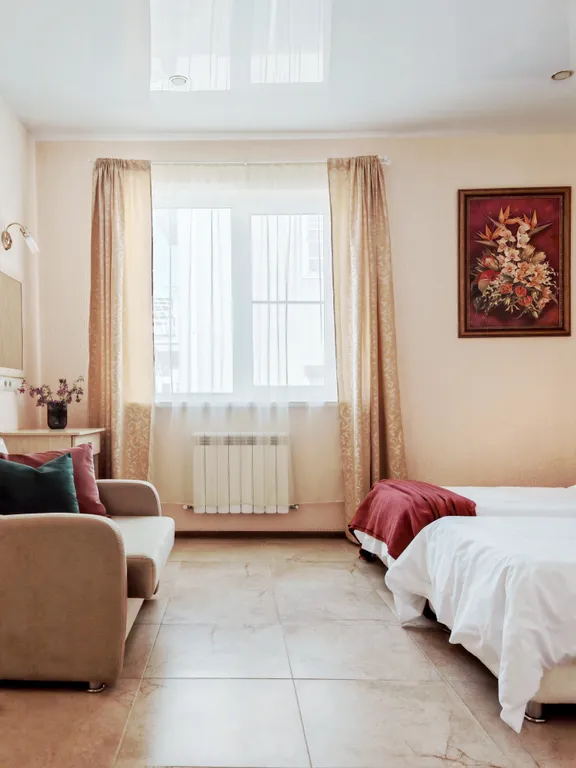 Квартира Квартира Трехместный номер "Комфорт" - тишина, прохлада и уют! — Геленджик