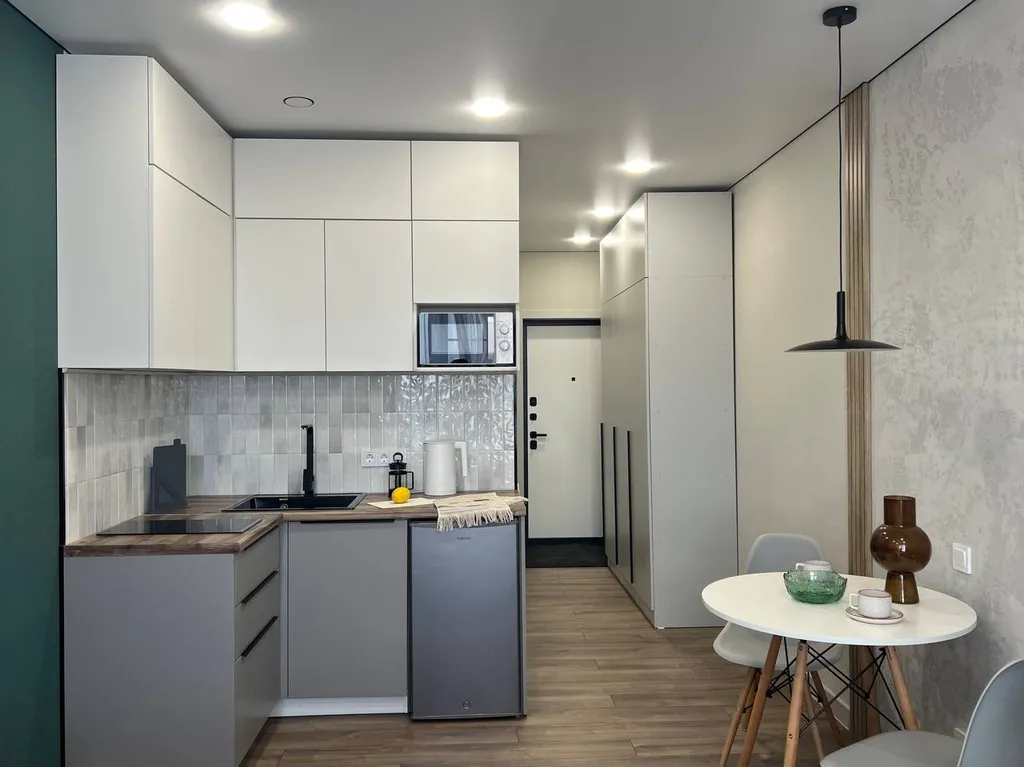 Атмосфера высоты Студия на 22 этаже с видом на город и закат