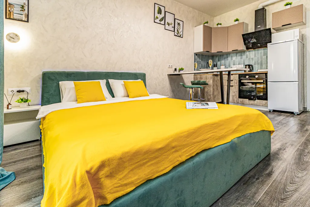 Квартира Квартира Уютная и комфортная студия в комфортабельном Любимово — Краснодар