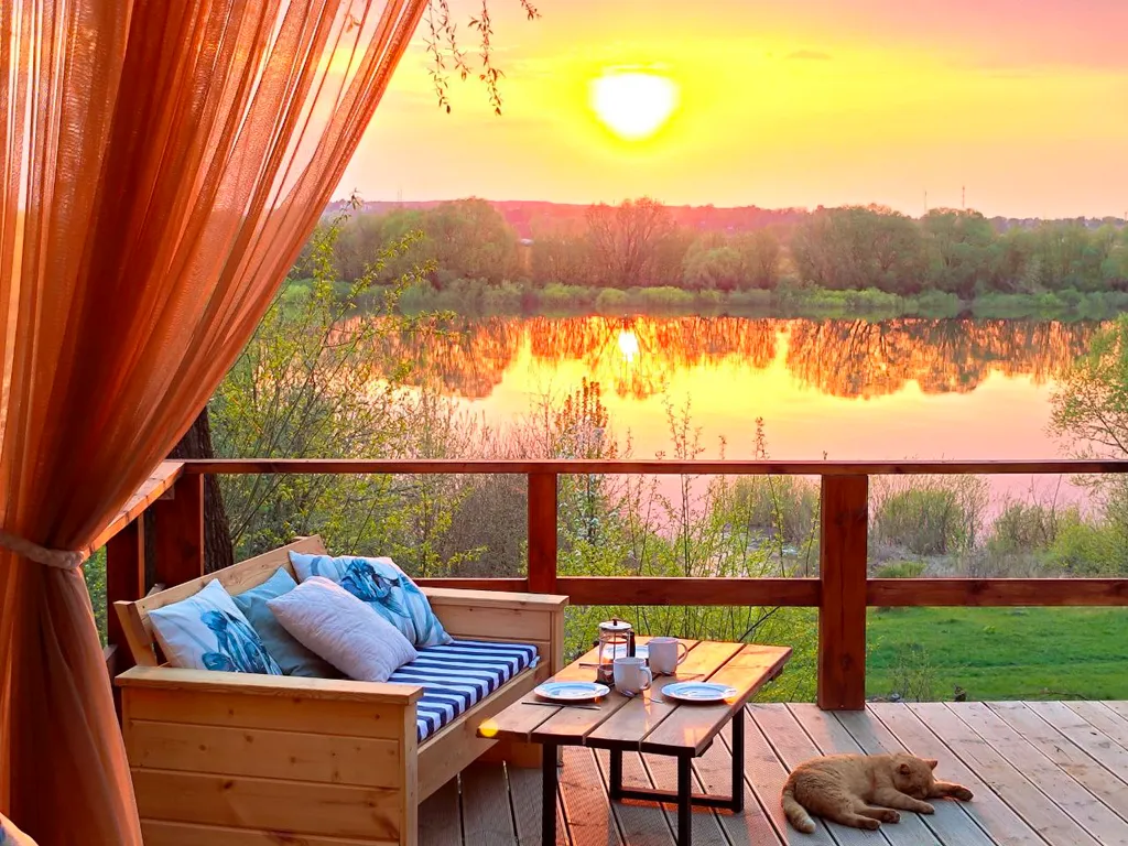 Коттедж Лес Данкин - домик из Pinterest на Оке — аренда посуточно в Спасск-Рязанский