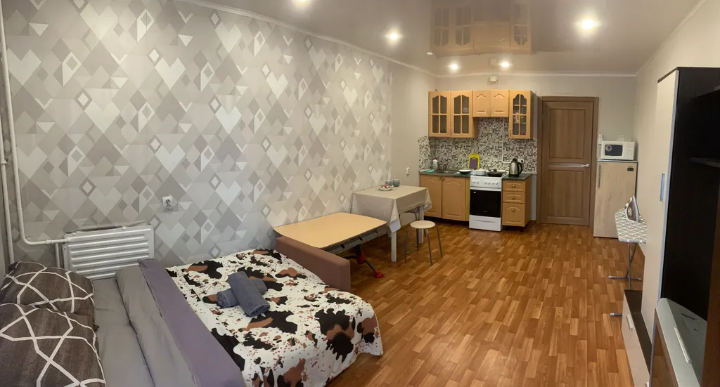 Студия с хорошим ремонтом в Зеленой Роще