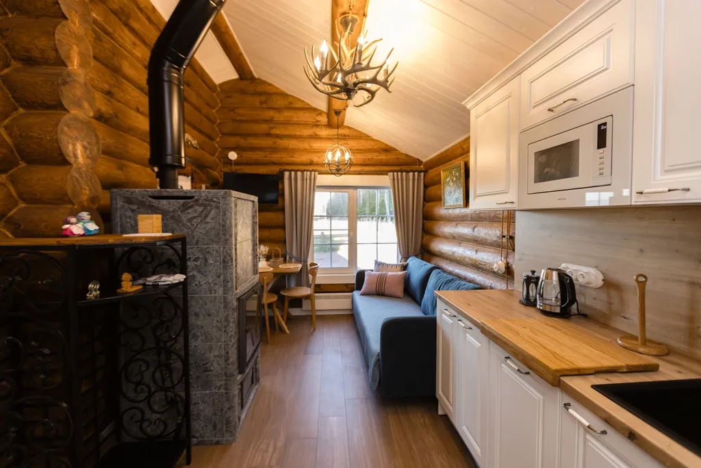 Коттедж Дом Теремок на берегу реки Свирь — Лодейное Поле