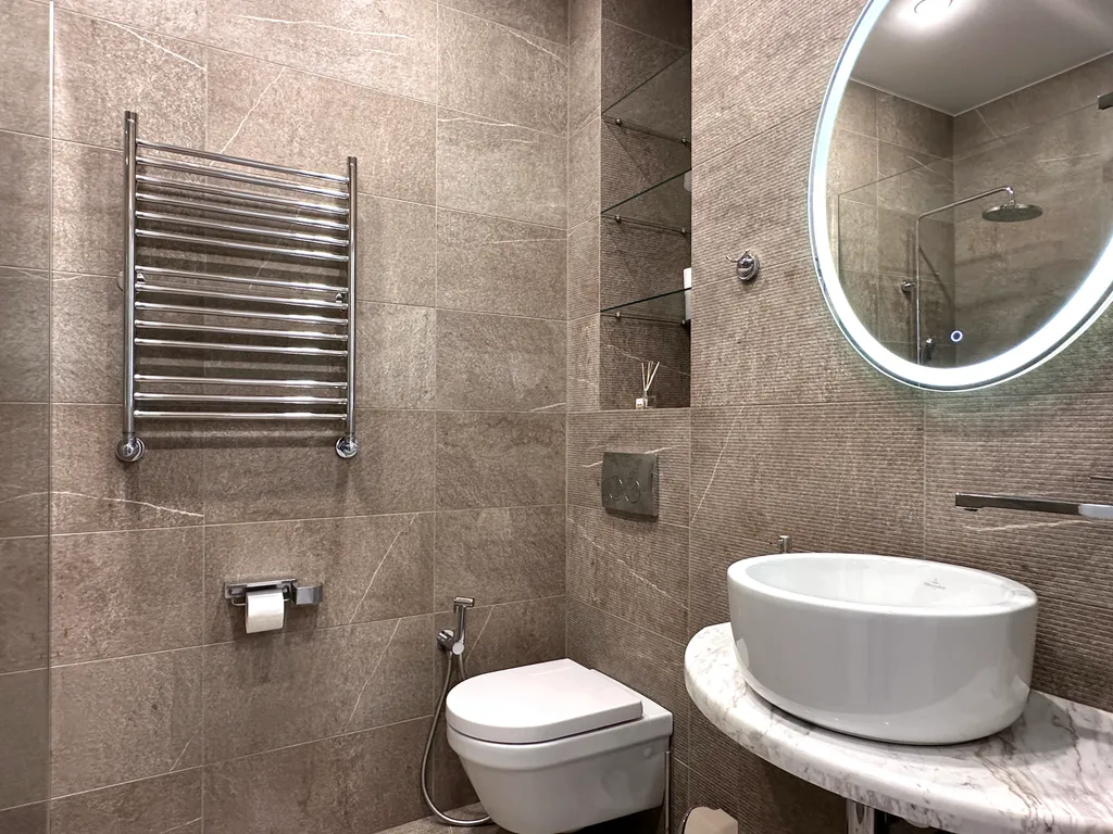 Апартаменты с отдельной спальной, террасой и видом на бассейн