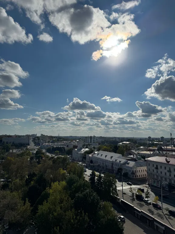 Уютная квартира в центре с шикарным видом на город