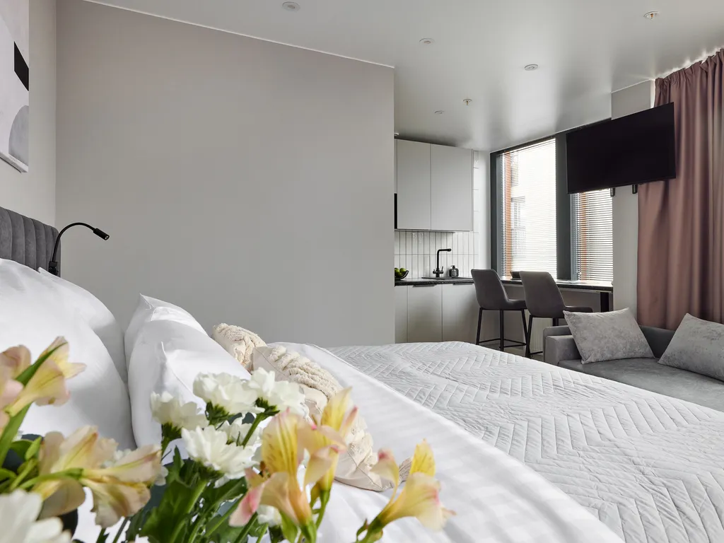 Квартира Студия у метро 604-2 — аренда посуточно в Санкт-Петербург