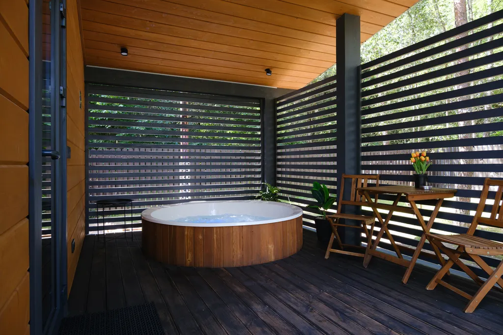 Эстетичное шале в лесу с безлимитом на баню и купель