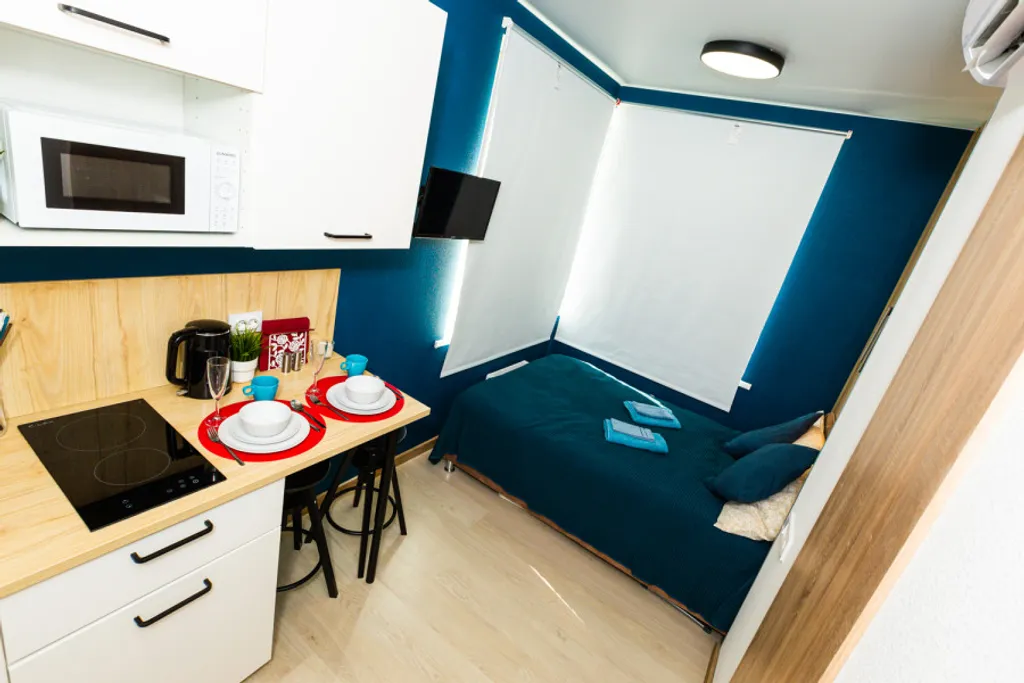 Новая уютная квартира-студия в ЖК Любовь и Голуби