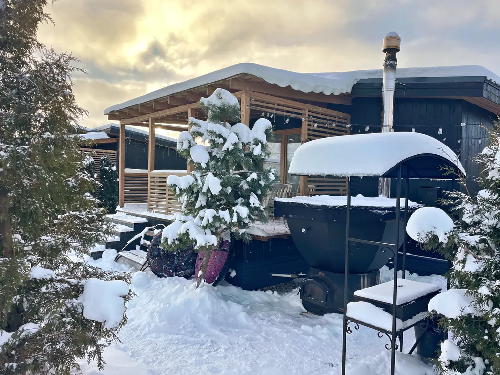 Дом с сауной и банным чаном рядом с озером Плещеево