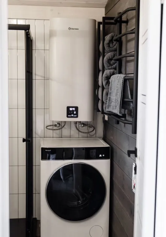 Дом в деревне с городским комфортом и русской баней