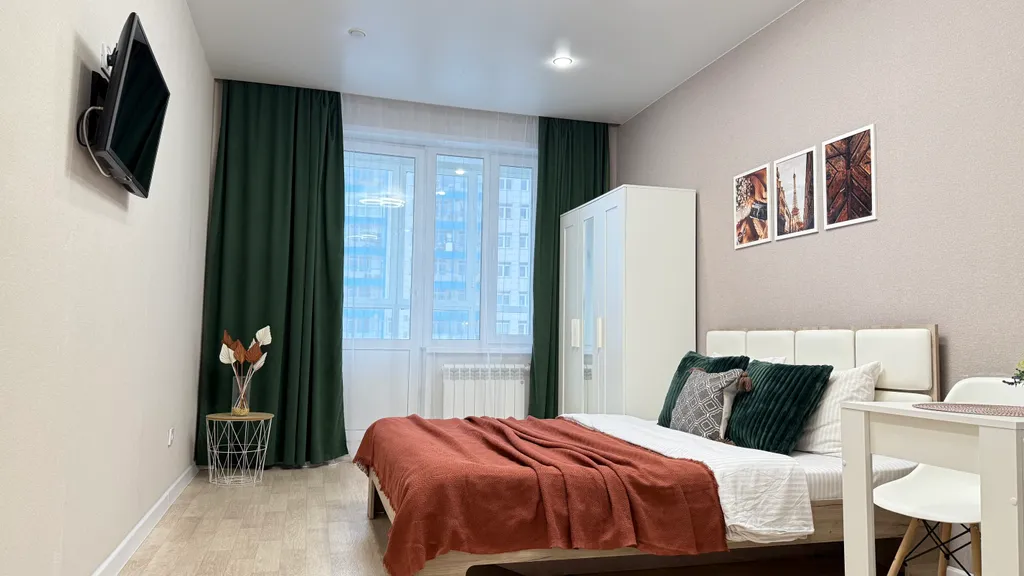 Квартира Квартира Уютная студия на набережной — Красноярск