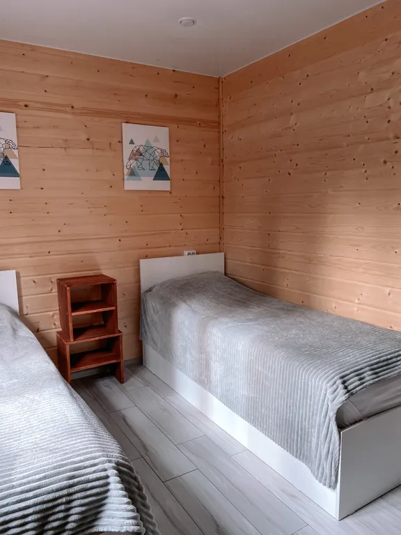 Домик в лесу с потрясающим видом из окна с банным комплексом