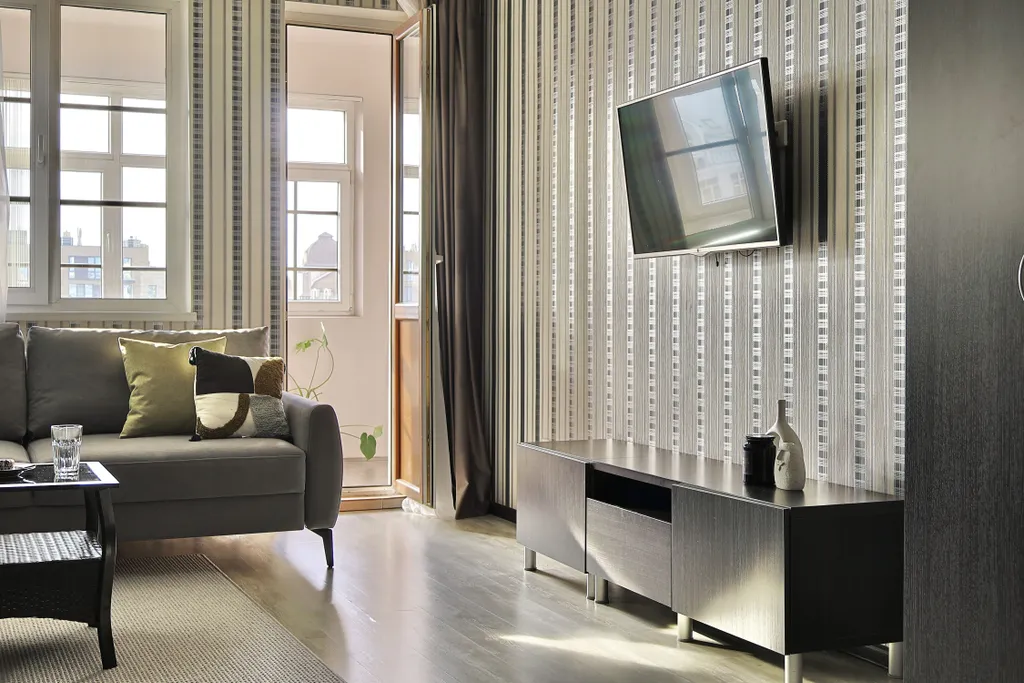 Комфортное жильё в центре с видом на реку Булак