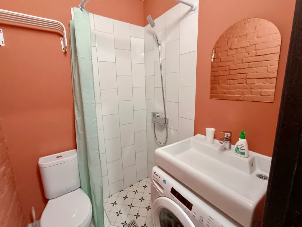 Стильная студия для семьи из 3х человек возле ЖД Вокзала