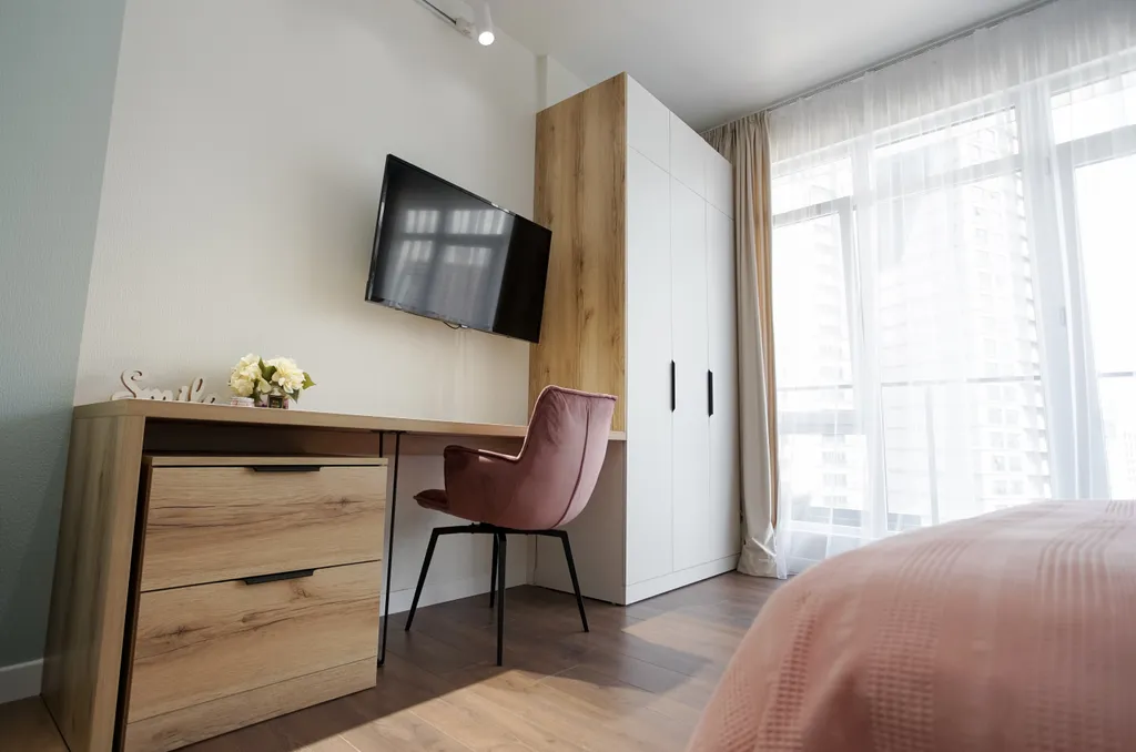 Студия в комплексе White sails с бассейном и видом на море