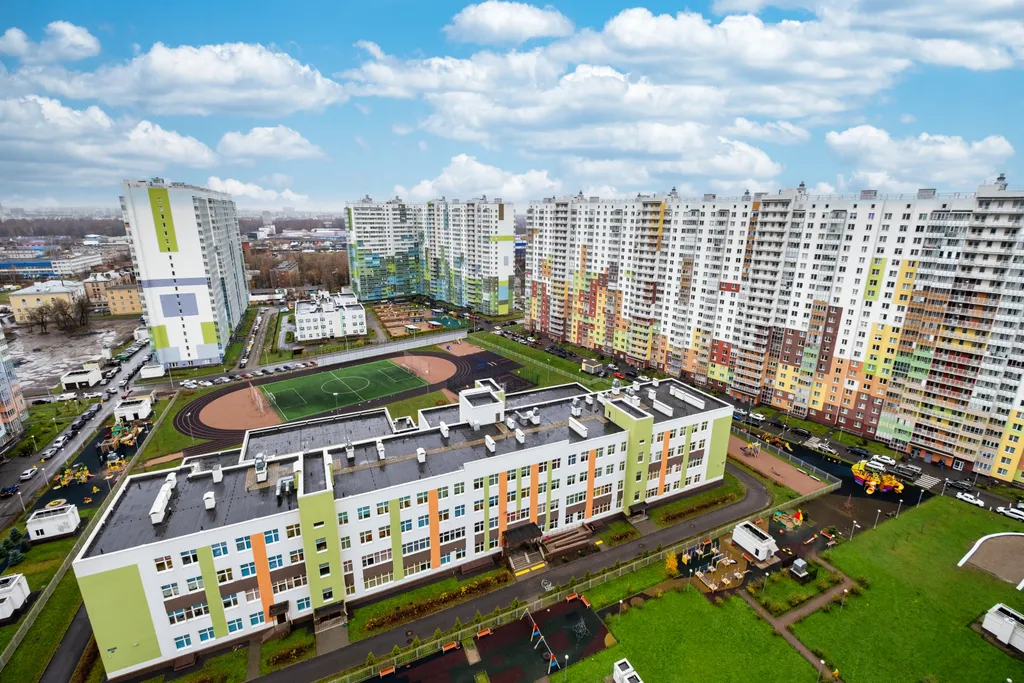 Квартира Квартира Панорамные виды и комфорт у метро Ладожская — Санкт-Петербург