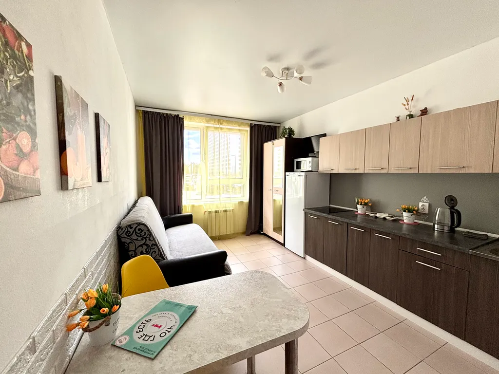 Евродвушка у аквапарка в прекрасном тихом районе (до 5 гостей)