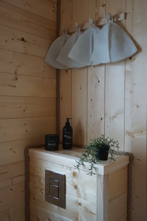 Дом с фурако на берегу реки