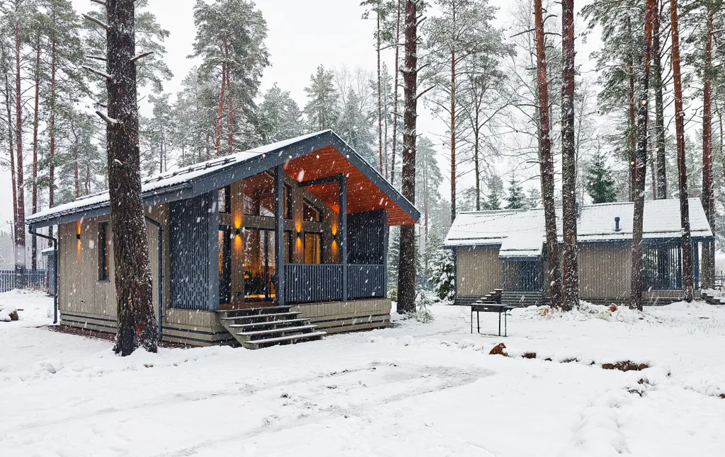 Новый дом на лесном участке