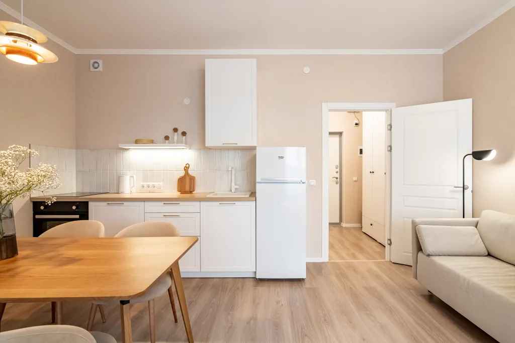 Квартира Квартира Медовая студия в ЖК Ясно Янино — Янино-1