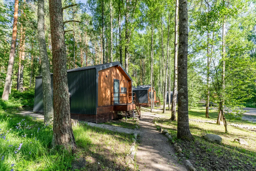 Домик с видом на лес