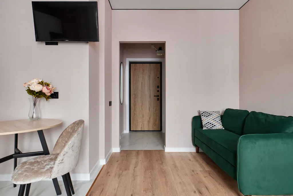 Современная квартира-студия в жк спорт лайф