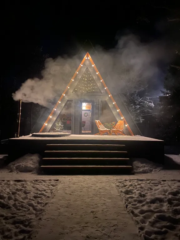 Уютный дом A-frame