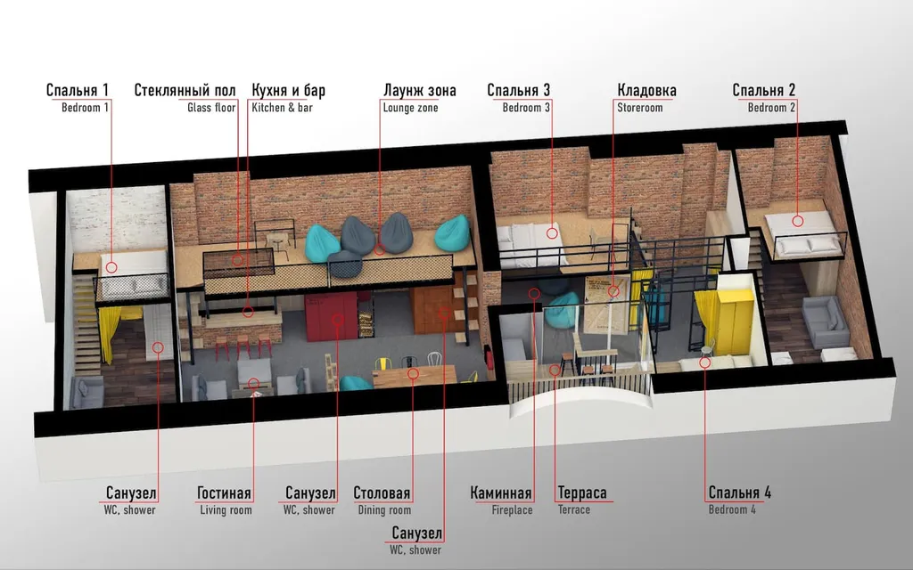 Чудесная квартира с террасой 5 мин от Эрмитажа