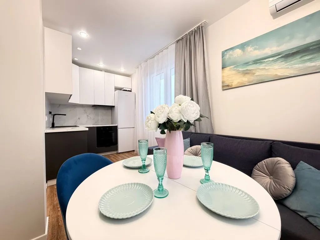 Однокомнатная квартира с видом на олимпийский парк