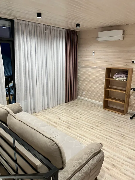 Домики на берегу Каспийского моря