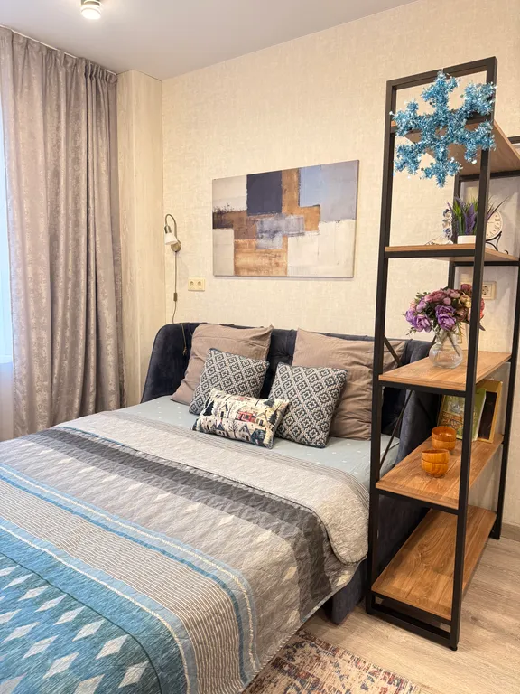 2-комнаты в центре с камином и подземной парковкой