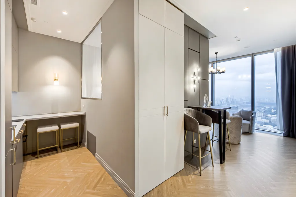 Уютная студия на 75м этаже Москва Сити. Вид на лучшую жизнь