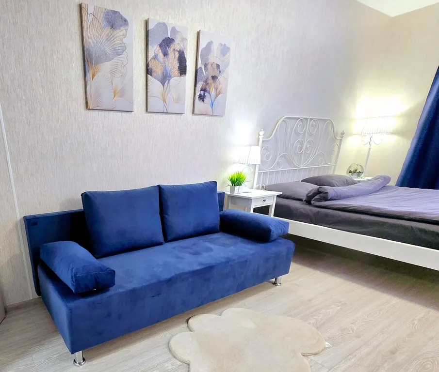 Студия с гардеробной в центре