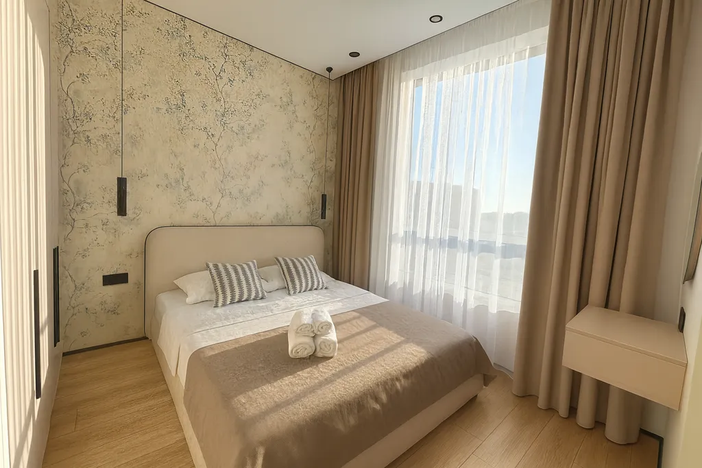 Уютная двухкомнатная квартира в ЖК Республика