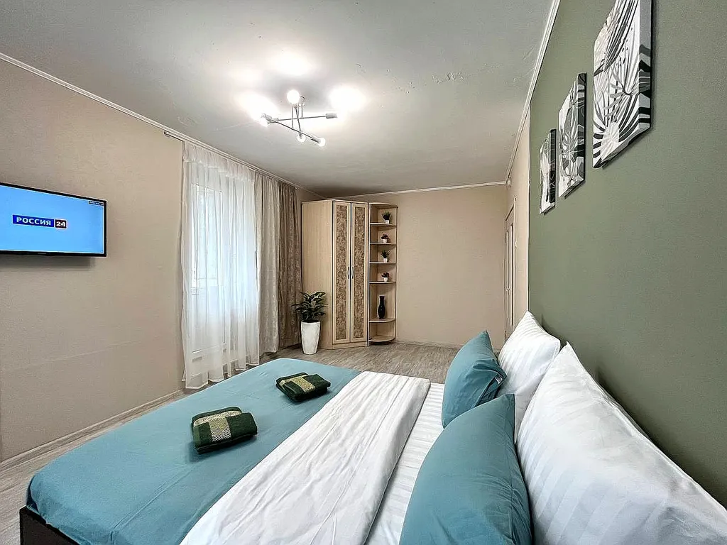 Уютная 2-комнатная квартира для 1-5 гостей, с раздельными комнатами