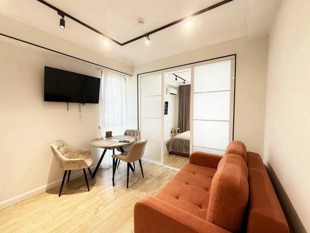 Студия на первой береговой с большой террасой и крутым видом на море