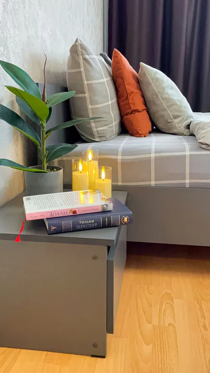 Уютная однокомнатная квартира с лоджией