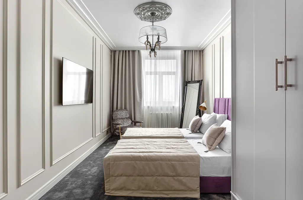 Дизайнерский апapтaмент с потpясающим видом нa Нeву и кpeйceр Аврорa