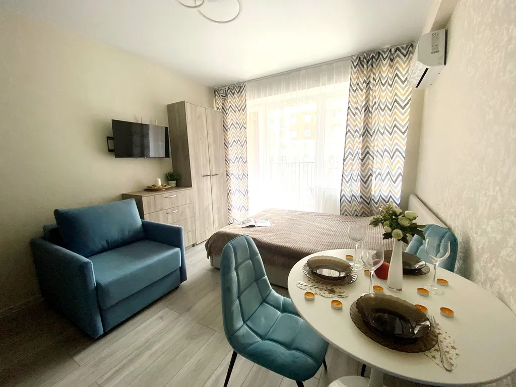 Апартамент с видом на море и в трёх минутах от пляжа