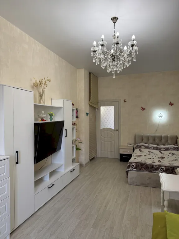 Квартира 1-к квартира с балконом и видом на горы - жк Черноморский — Геленджик