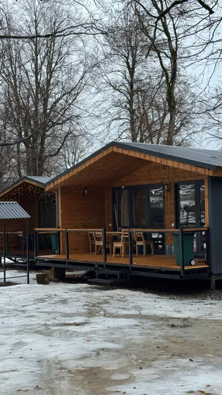 Коттедж Шале одноэтажное с видом на горы и лес — Архыз