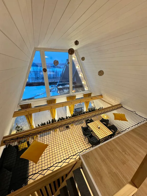 Коттедж Новый большой А-Фрейм с видом на лес — Казань