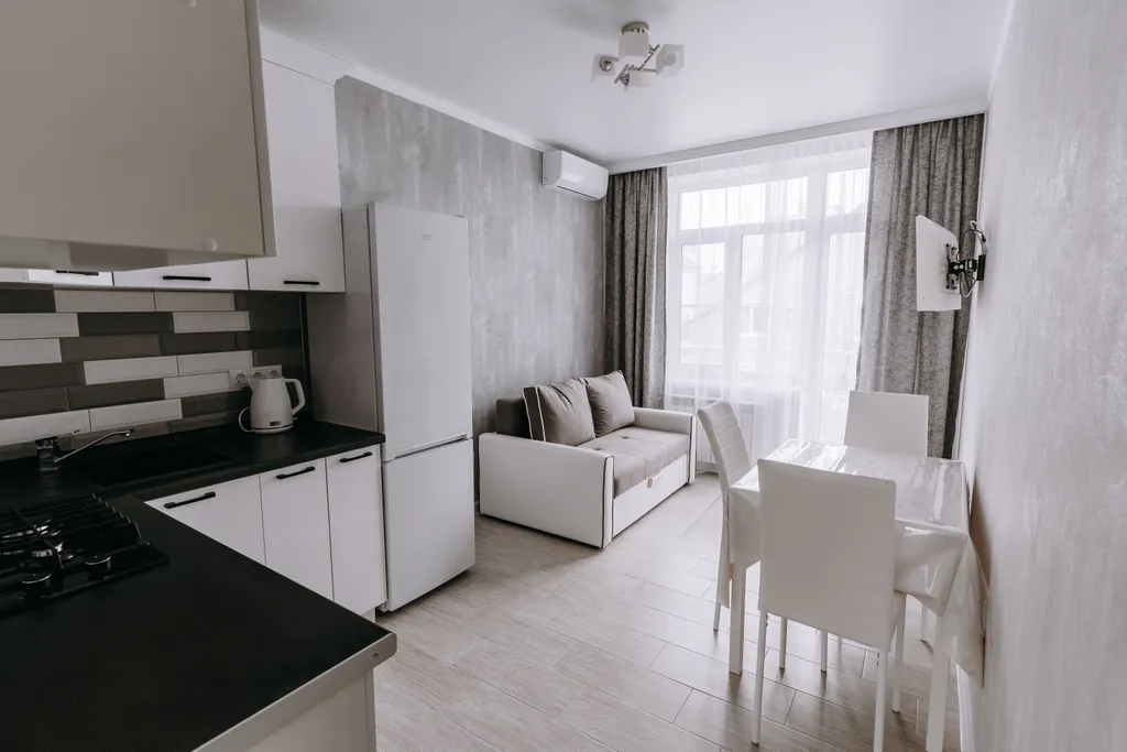 Однокомнатные апартаменты на втором этаже