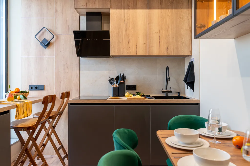 Просторная дизайнерская квартира с видовой терассой на берегу моря