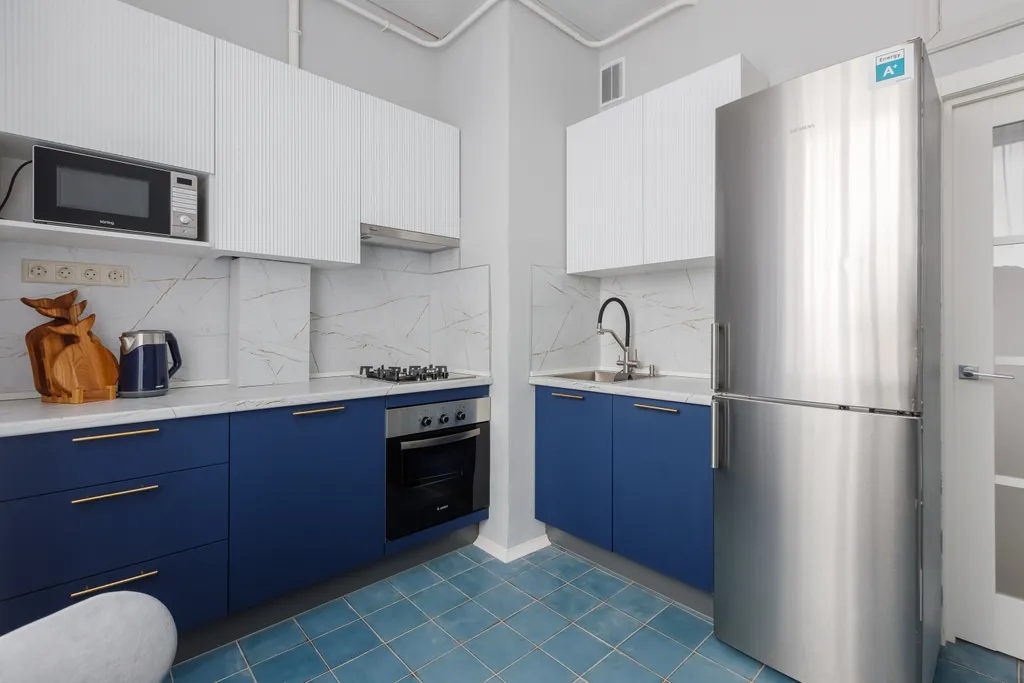 Квартира Сталинская трехкомнатная квартира Синий Кит — Москва