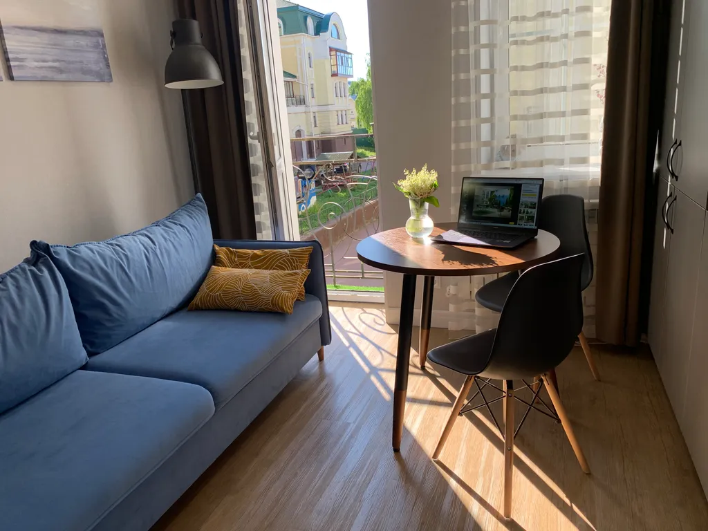 Квартира Новая студия Юниор с видом на Волгу в центре города — аренда посуточно в Кострома