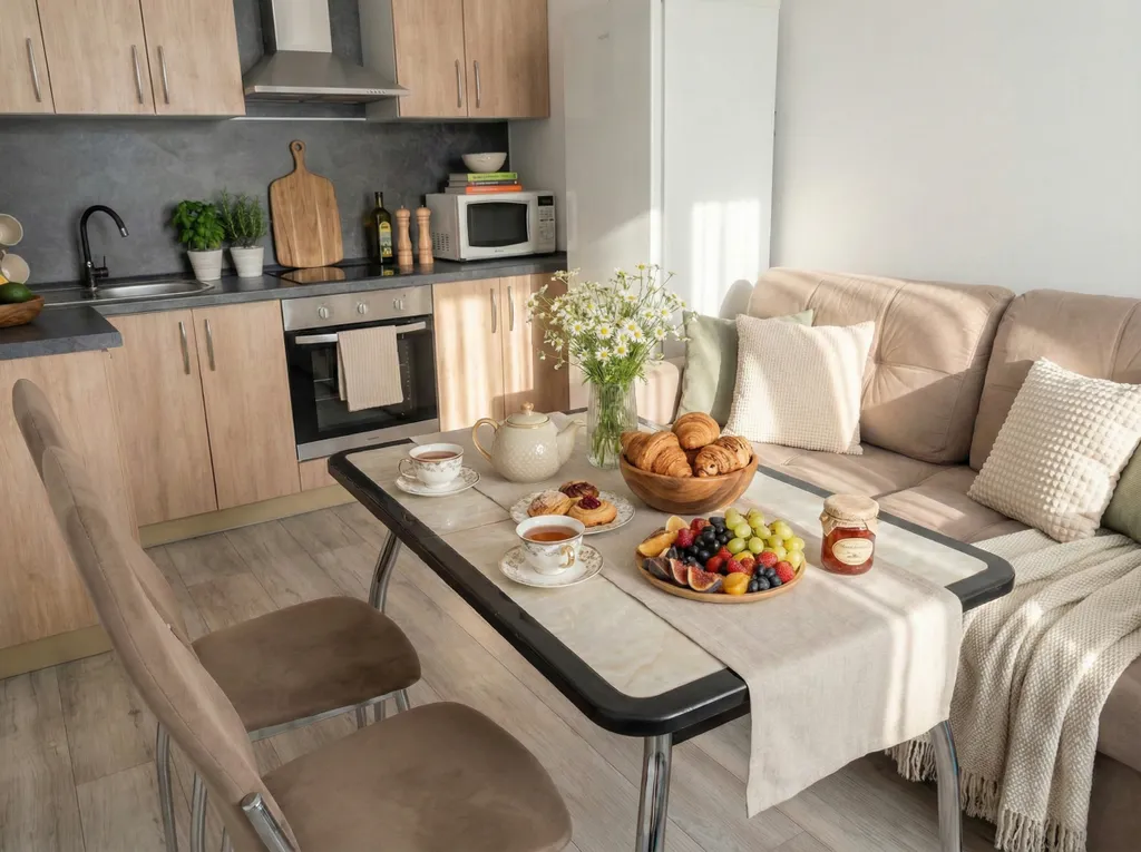 Уютная студия в экологически-чистом районе рядом с М4