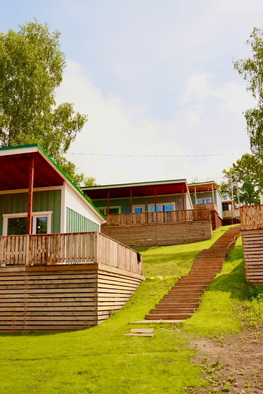 Коттедж Уютный гостевой дом с террасой на берегу озера — Кашира